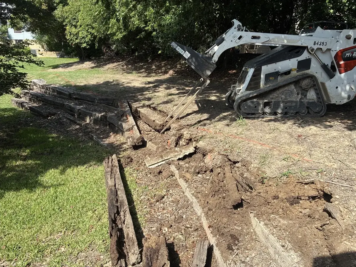Mini skid steer demolition